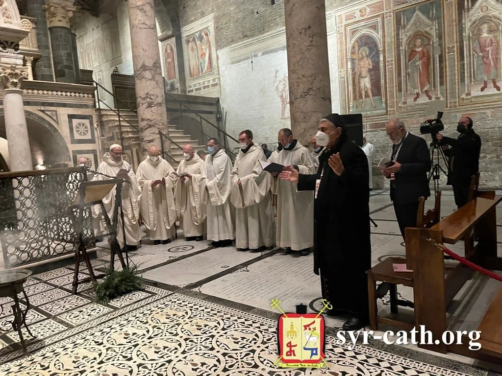 غبطة البطريرك مار اغناطيوس يوسف الثالث يونان يشارك في أمسية صلاة وتأمّل لمناسبة تذكار شهداء الإيمان والحقيقة في فلورانسا