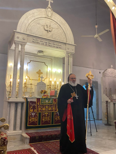  His Holiness Patriarch Mor Ignatius Aphrem II conducted the special service of Shubqono (Forgiveness)