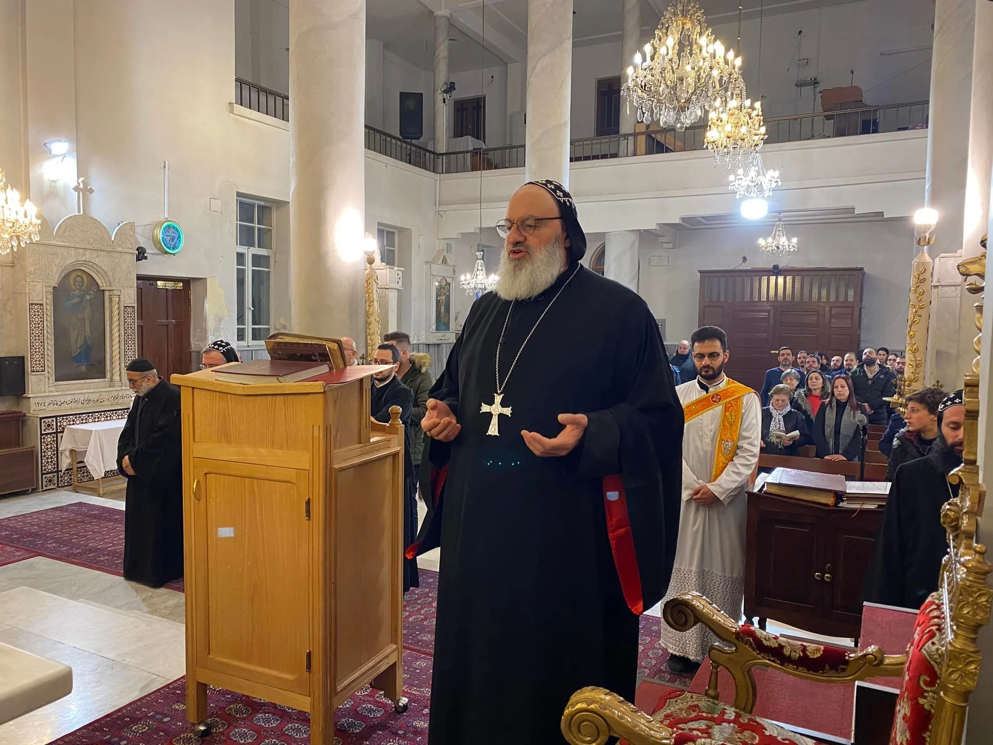 ‎قداسة البطريرك مار إغناطيوس أفرام الثاني يترأّس صلاة الرمشويوثو في باب توما