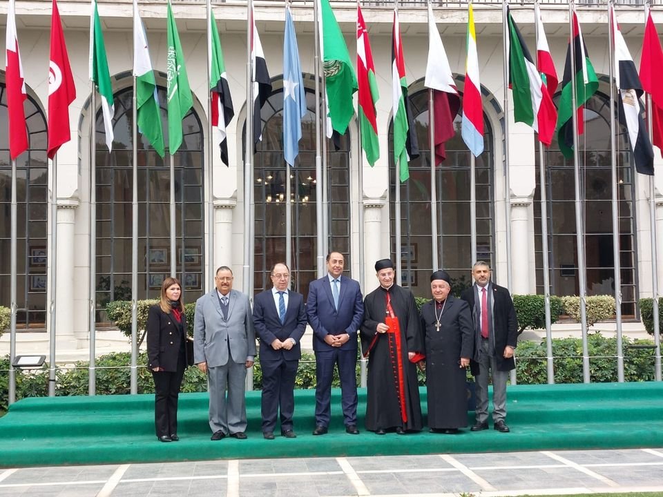 غبطة البطريرك الرّاعي يلتقي سماحة شيخ الأزهر وأمين عام جامعة الدول العربيّة