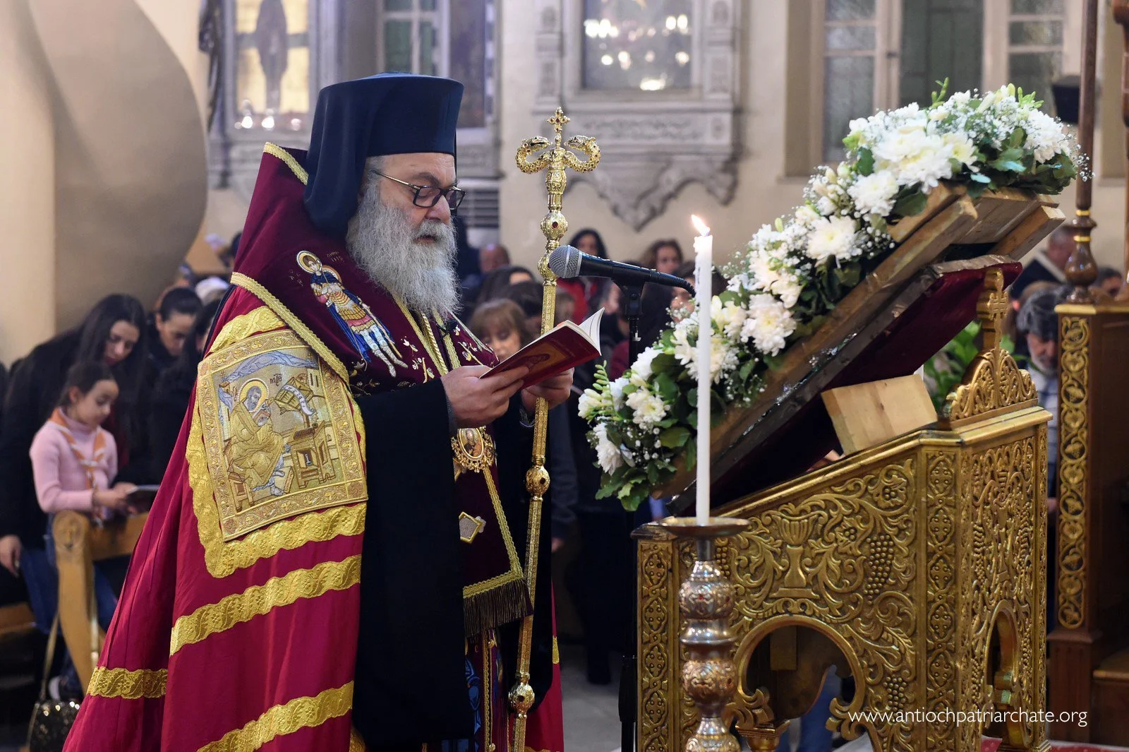كلمة غبطة البطريرك يوحنا العاشر في صلاة المديح الثاني في كنيسة الصّليب المقدّس بدمشق