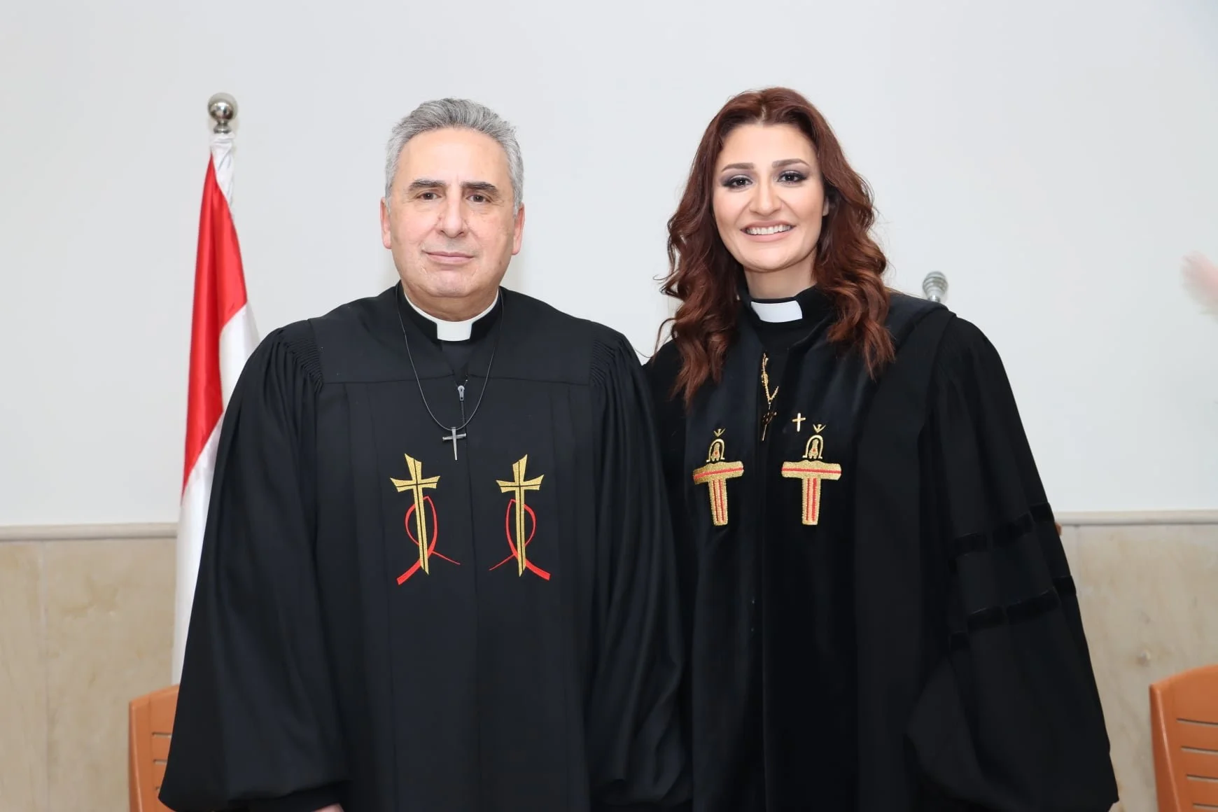 رسامة «ماتيلدا ميخائيل» أوّل قسّيسة بالكنيسة الإنجيليّة الوطنيّة في سوريا