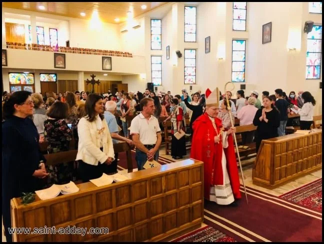 غبطة البطريرك الكاردينال ساكو يحتفل بعيد السعانين في كاتدرائيّة مار يوسف في العراق