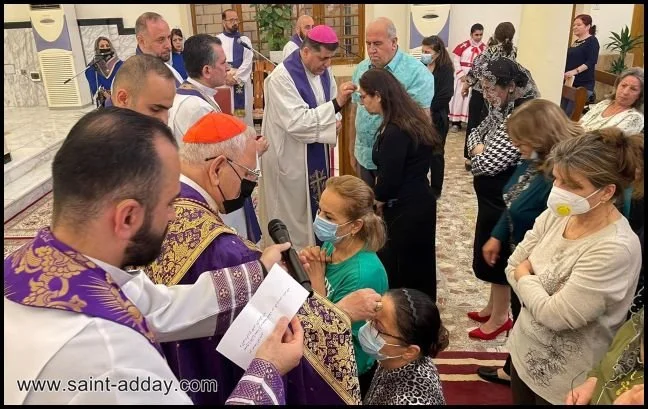 غبطة البطريرك الكاردينال ساكو يترأّس القدّاس ورتبة مسحة الشّفاء للمرضى