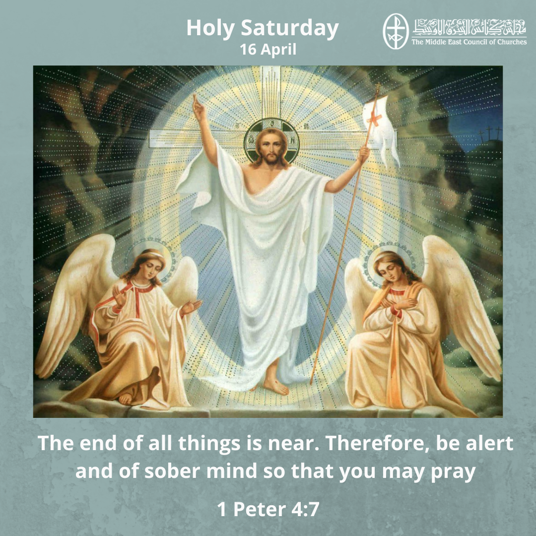 Standing Together in Prayer - Holy Saturday