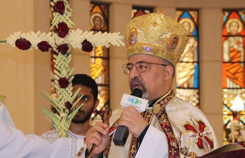 غبطة البطريرك الأنبا إبراهيم إسحق يترأّس قدّاس أحد الشّعانين في مدينة نصر