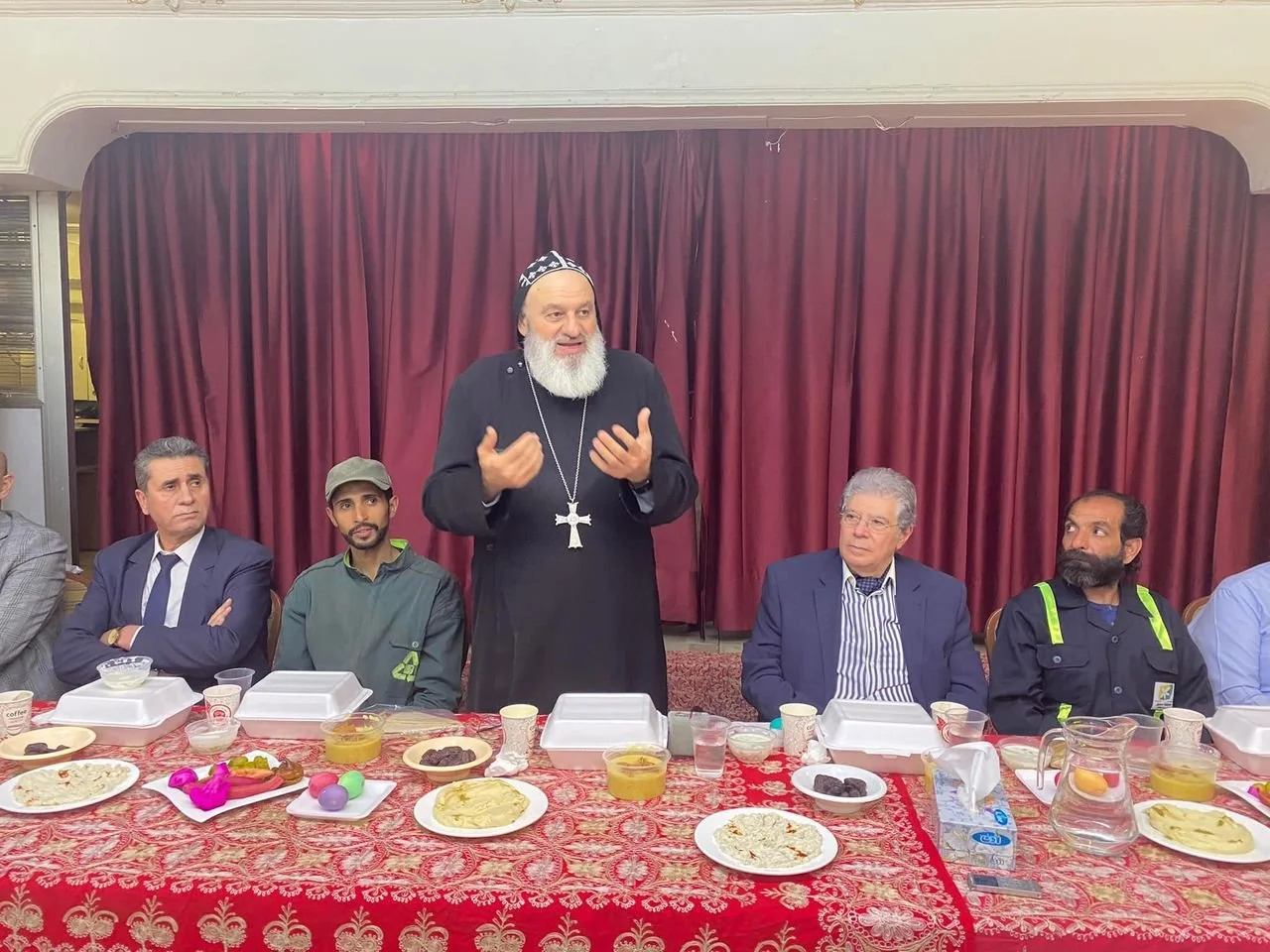 His Holiness Patriarch Mor Ignatius Aphrem II Honoured the Cleaners of Old Damascus on the Occasion of Labour Day