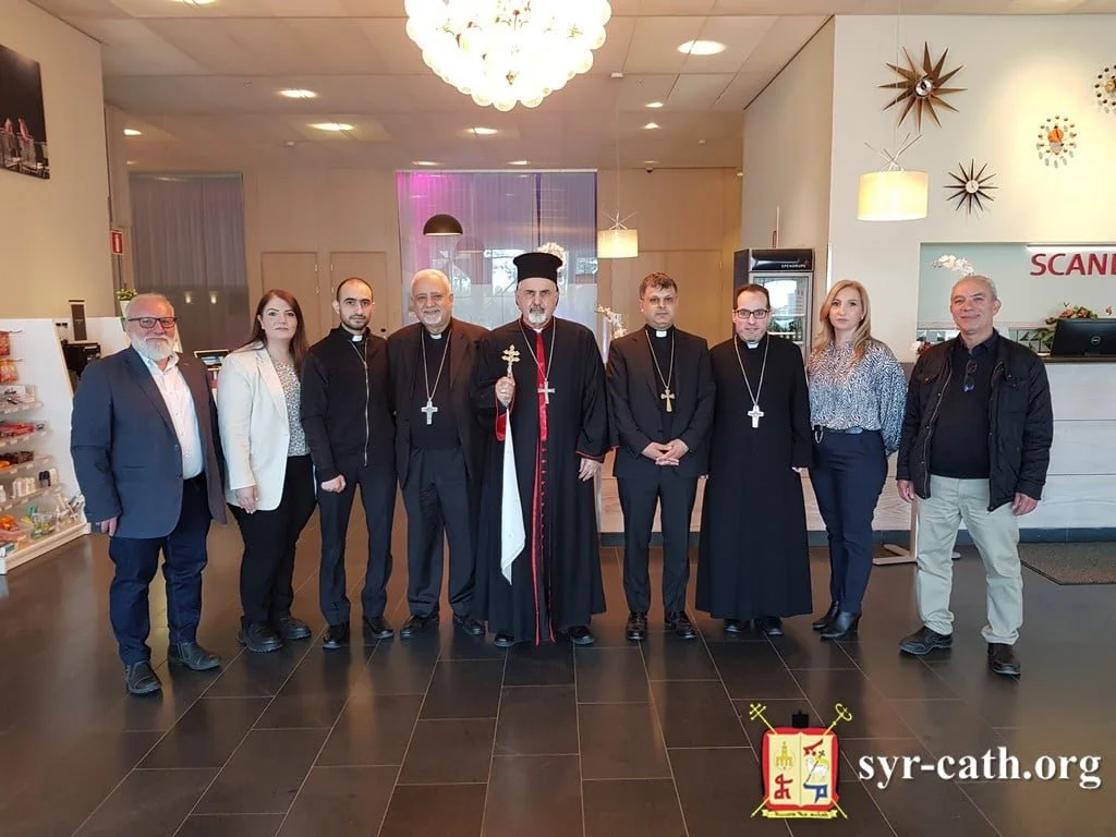 غبطة البطريرك مار اغناطيوس يوسف الثالث يونان يجتمع بممثّلي لجنة إرسالية مار أفرام السرياني في نيخّو – السويد