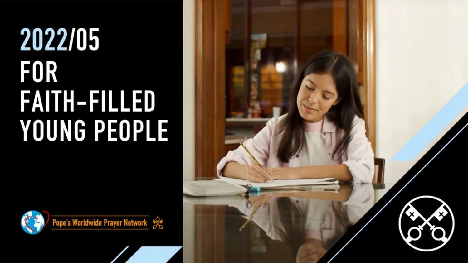 His Holiness Pope Francis’ May prayer intention: ‘For faith-filled young people’