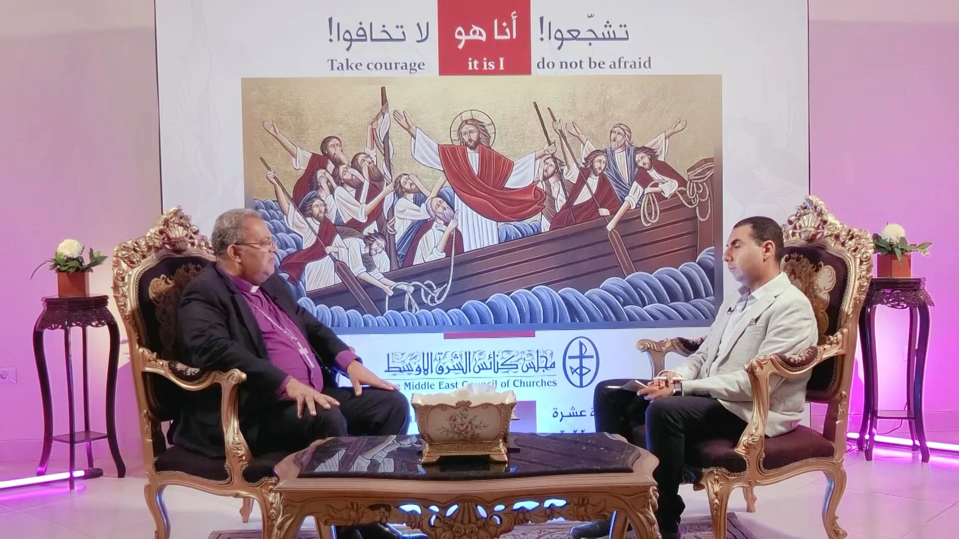 فيديو – حوار خاصّ مع حضرة القسّ الدكتور أندريه زكي خلال الجمعيّة العامة الـ12 لمجلس كنائس الشرق الأوسط