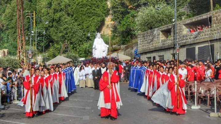 سيّدة لبنان- حريصا باركت آلاف المصلّين في ختام الشّهر المريميّ