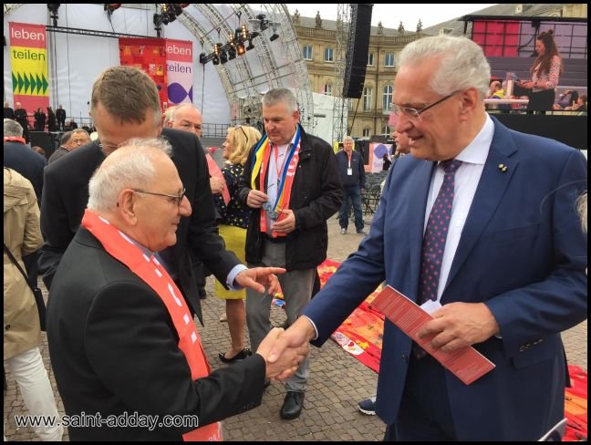 البطريرك ساكو يحضر القداس الختامي للمؤتمر الكاثوليكي الالماني 102