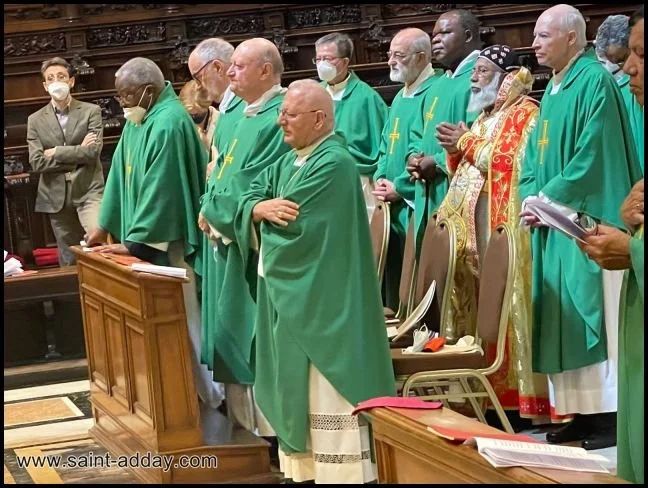 القداس الإختتامي لمؤتمر حوار الاديان في روما