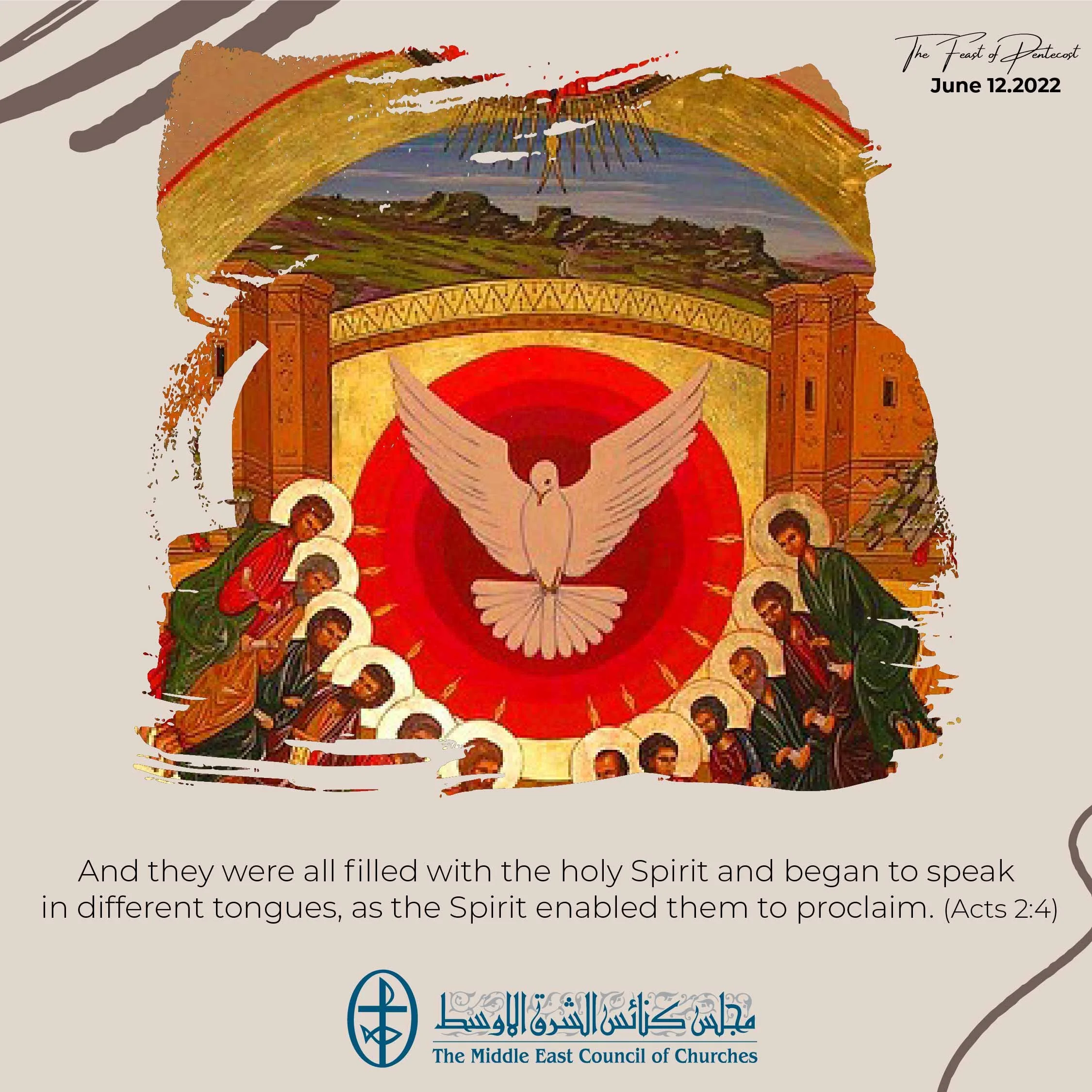 Standing together in Prayer - Pentecost Sunday at the Orthodox Churches