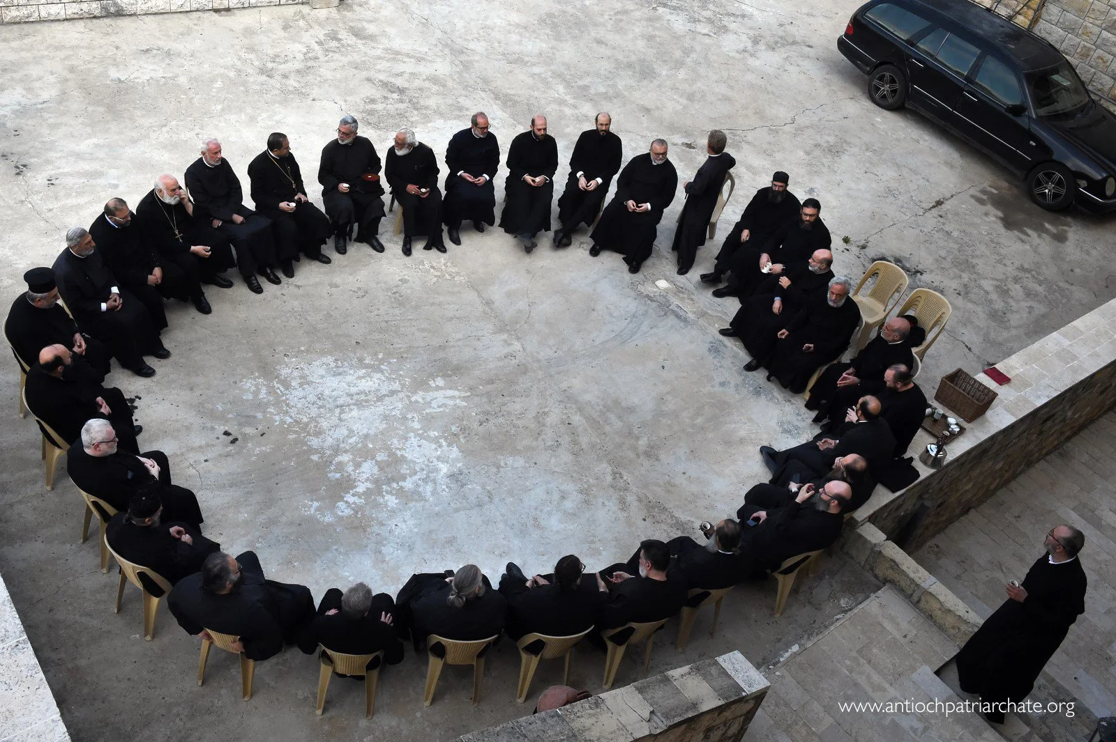 The Meeting with the Priests of Damascus and Rural Damascus in the Patriarchal Monastery of St. George Al-Humeyra Ends
