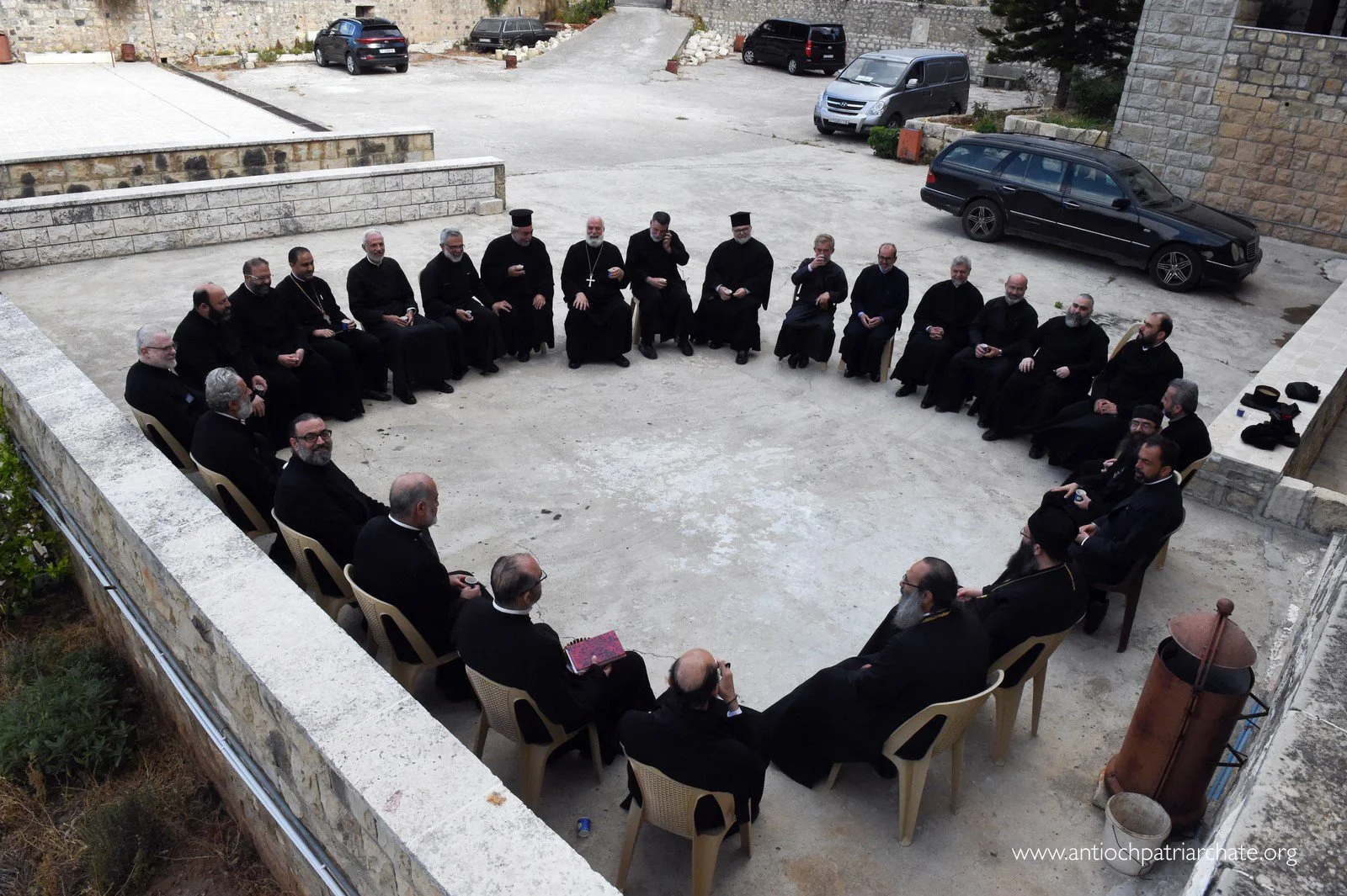 إختِتام لقاء كهنة أبرشيّة دمشق وريفها في دير القديس جاورجيوس الحميراء البطريركي