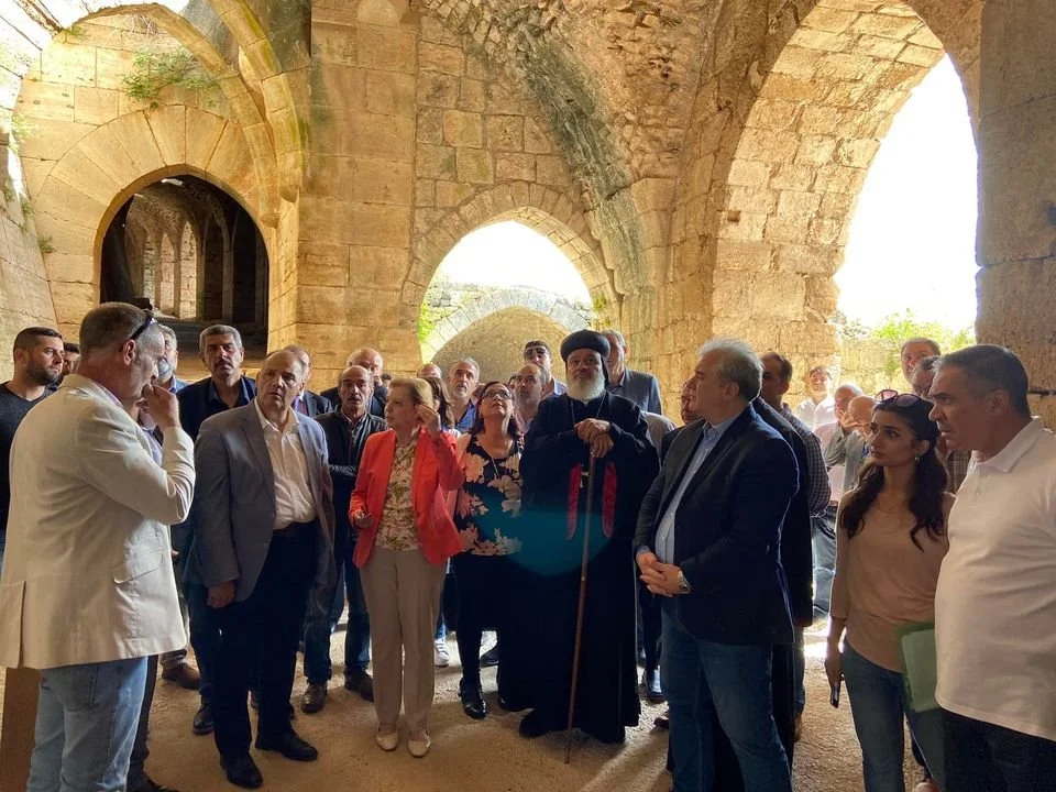 His Holiness Patriarch Mor Ignatius Aphrem II Participated in the Conclusion of the First Stage of the Restoration of the Citadel of the Crac des Chevaliers 