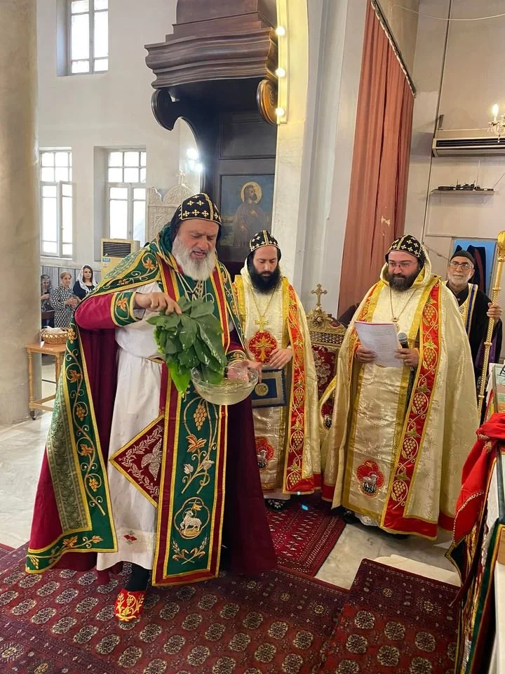 ‎قداسة البطريرك مار إغناطيوس أفرام الثاني يحتفل بالقدّاس الإلهيّ لمناسبة عيد العنصرة