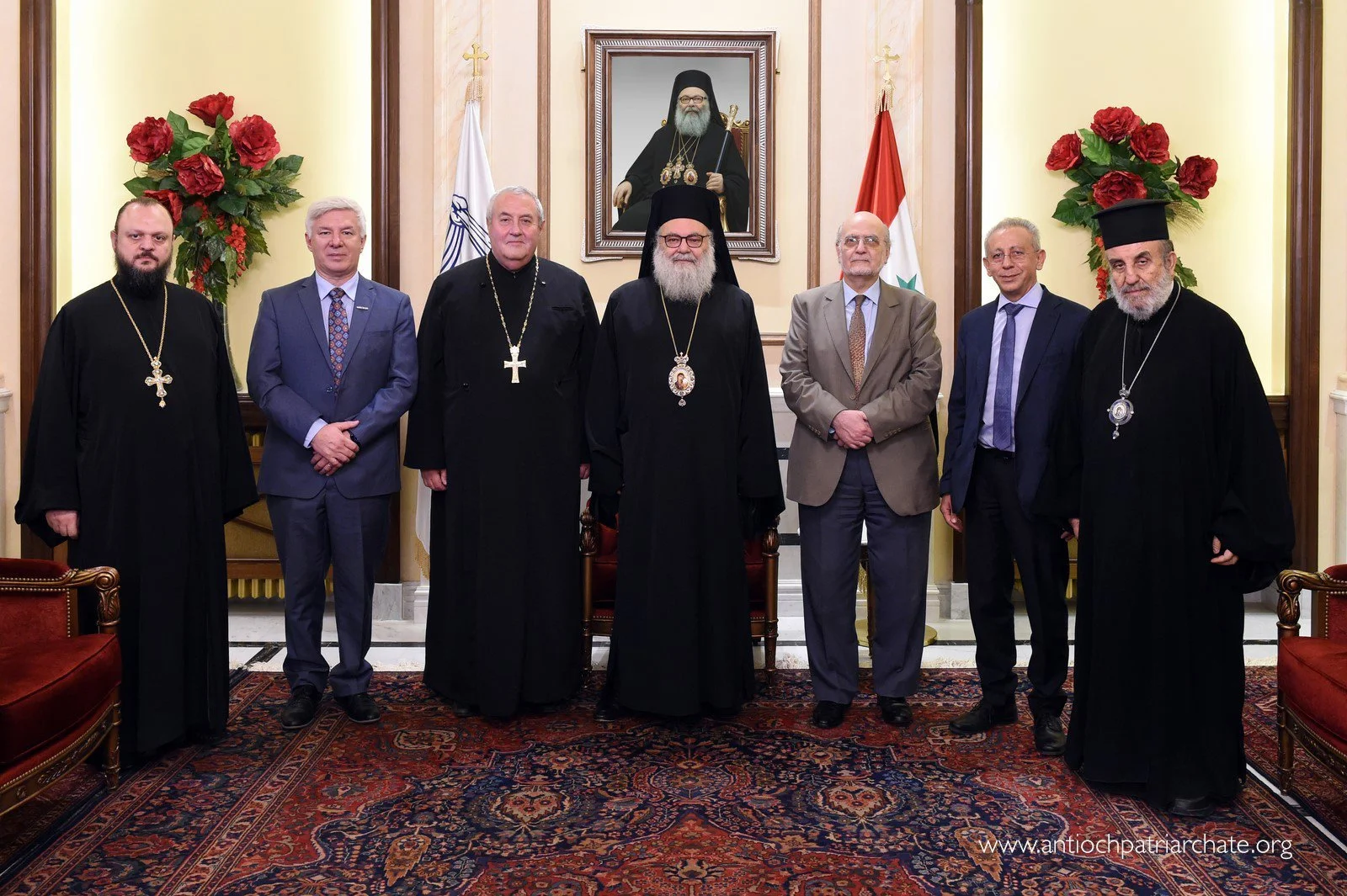 Patriarch John X Receives a Delegation from the World Council of Churches
