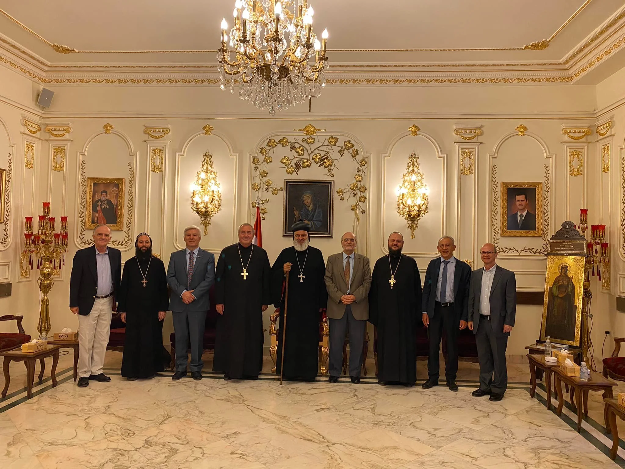 His Holiness Patriarch Mor Ignatius Aphrem II Receives a Delegation from the World Council of Churches