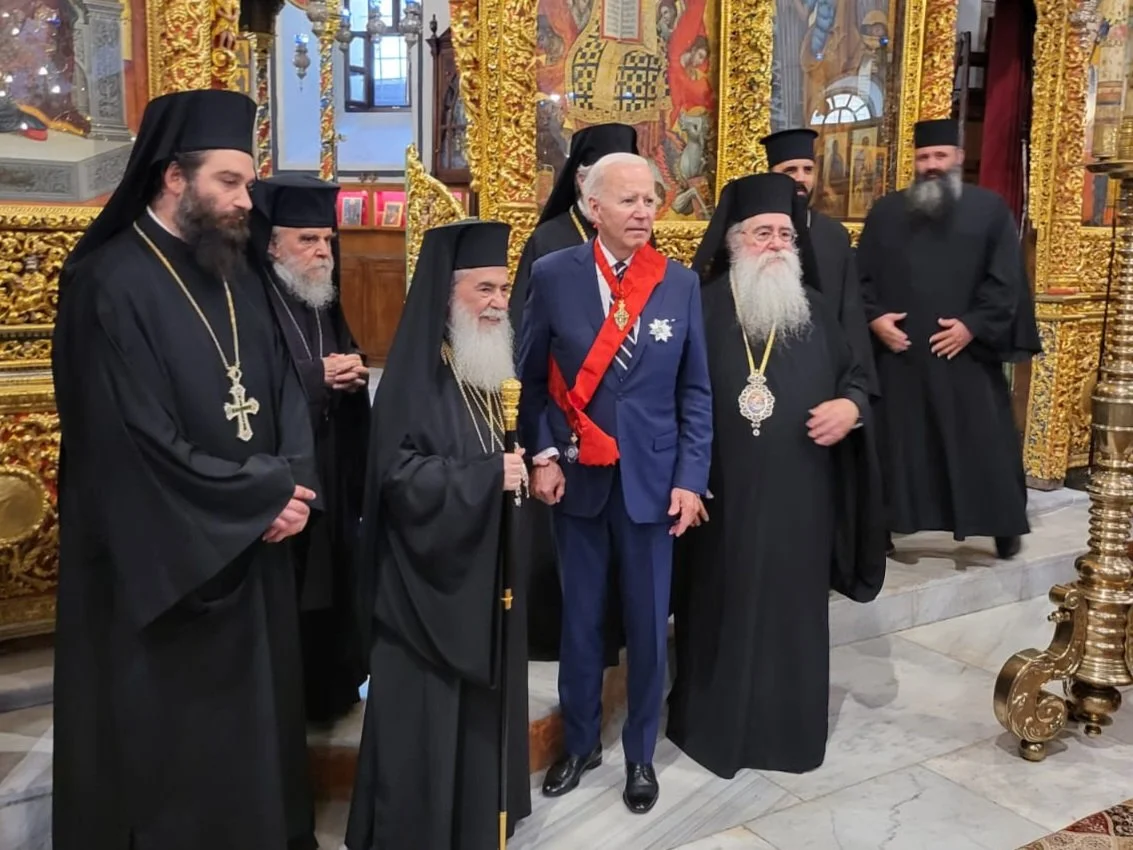 Patriarch Theophilos III relays Christians concerns to United States President