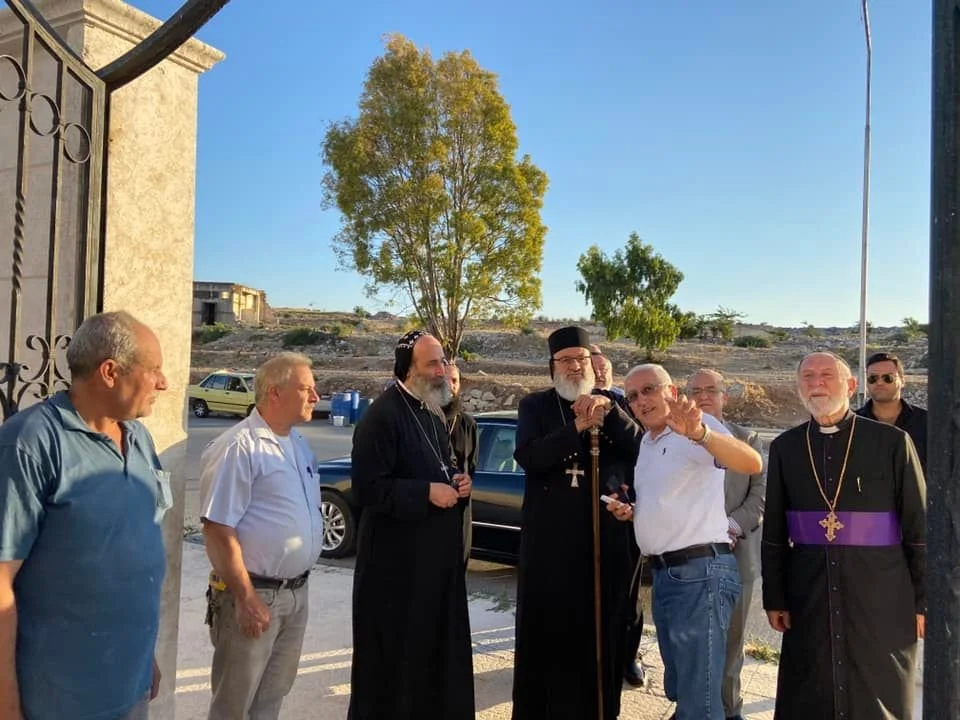 قداسة البطريرك مار إغناطيوس أفرام الثاني يتفقّد المشفى السوري الفرنسي