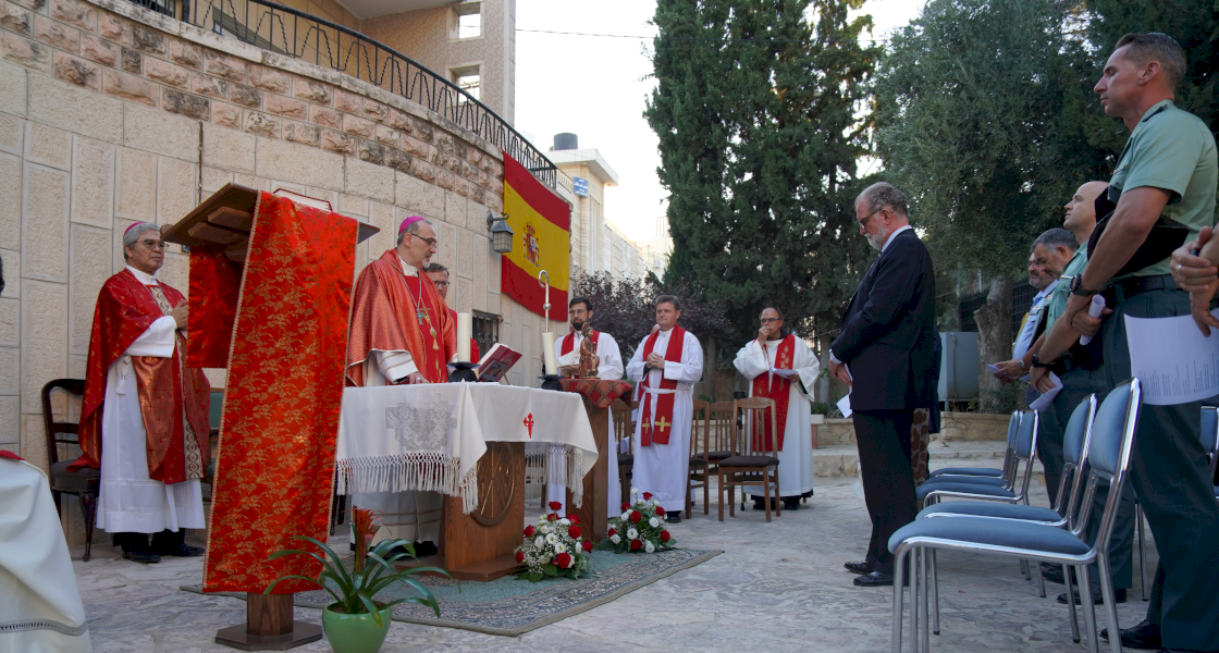 His Beatitude Patriarch Pierbattista Pizzaballa Celebrated the Feast of St. James in La Casa de Santiago