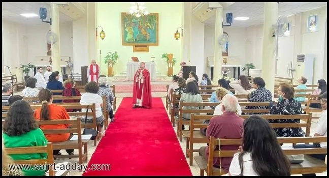 غبطة البطريرك الكاردينال لويس روفائيل ساكو في عيد مار ماري: القدّيس قدوة يساعدنا على الإندماج في المسيح