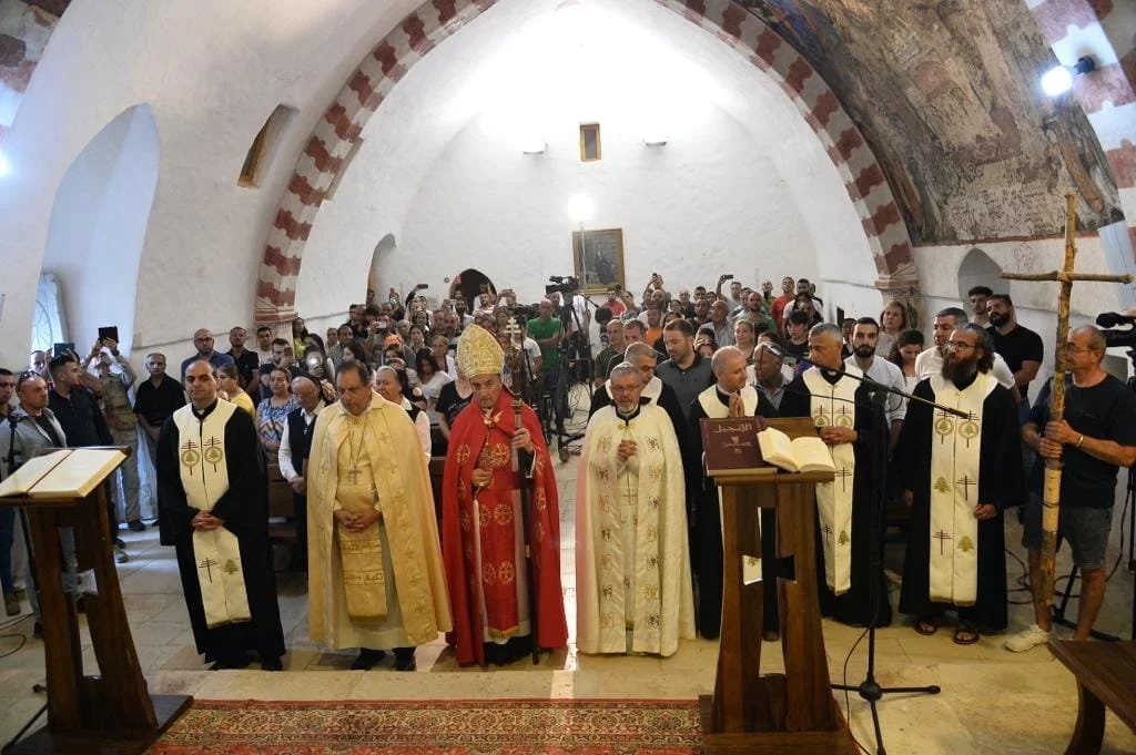 غبطة البطريرك الكردينال مار بشاره بطرس الرَّاعي يحتفل بعيد انتقال السيّدة العذراء في دير سيّدة قنّوبين