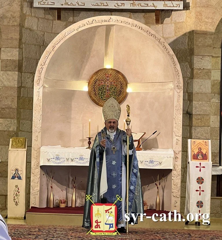 غبطة البطريرك مار اغناطيوس يوسف الثالث يونان يحتفل بقدّاس عيد انتقال السيّدة العذراء مريم وبركتها للكروم، دير سيّدة النجاة - الشرفة