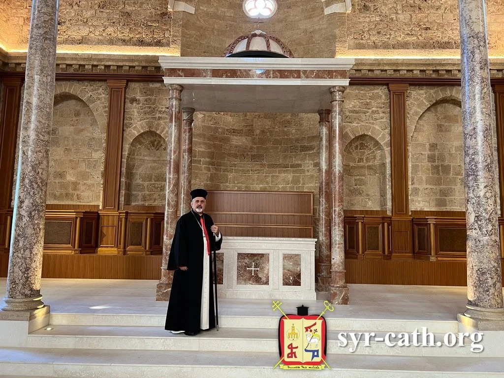 غبطة البطريرك مار اغناطيوس يوسف الثالث يونان يتفقّد الأعمال النهائيّة في ترميم كاتدرائيّة مار جرجس في الخندق الغميق - الباشورة، بيروت