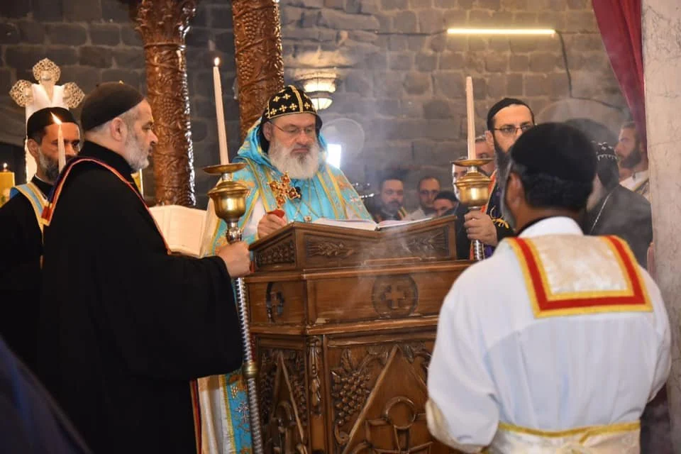 His Holiness Mor Ignatius Aphrem II Celebrated&nbsp;the Divine Liturgy on the Occasion of the Feast of the Assumption of the Virgin Mary