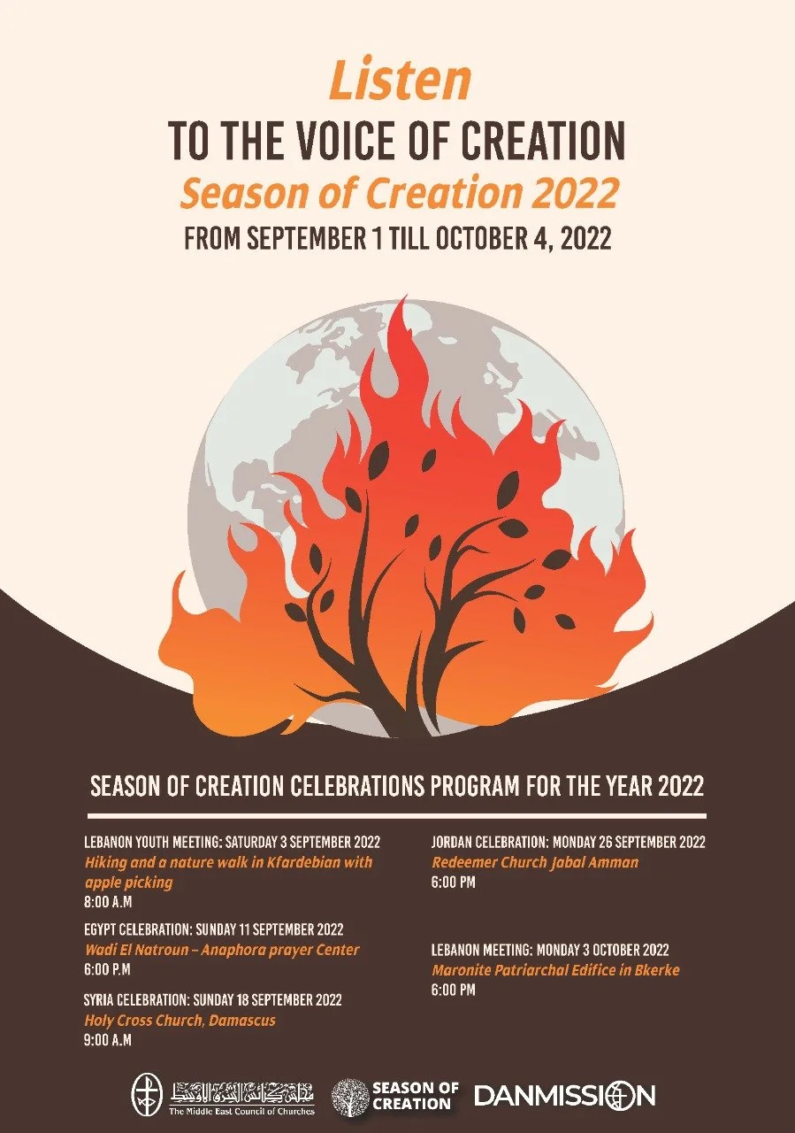 The “Season of Creation” 2022 Celebrations’ Program in the Middle East