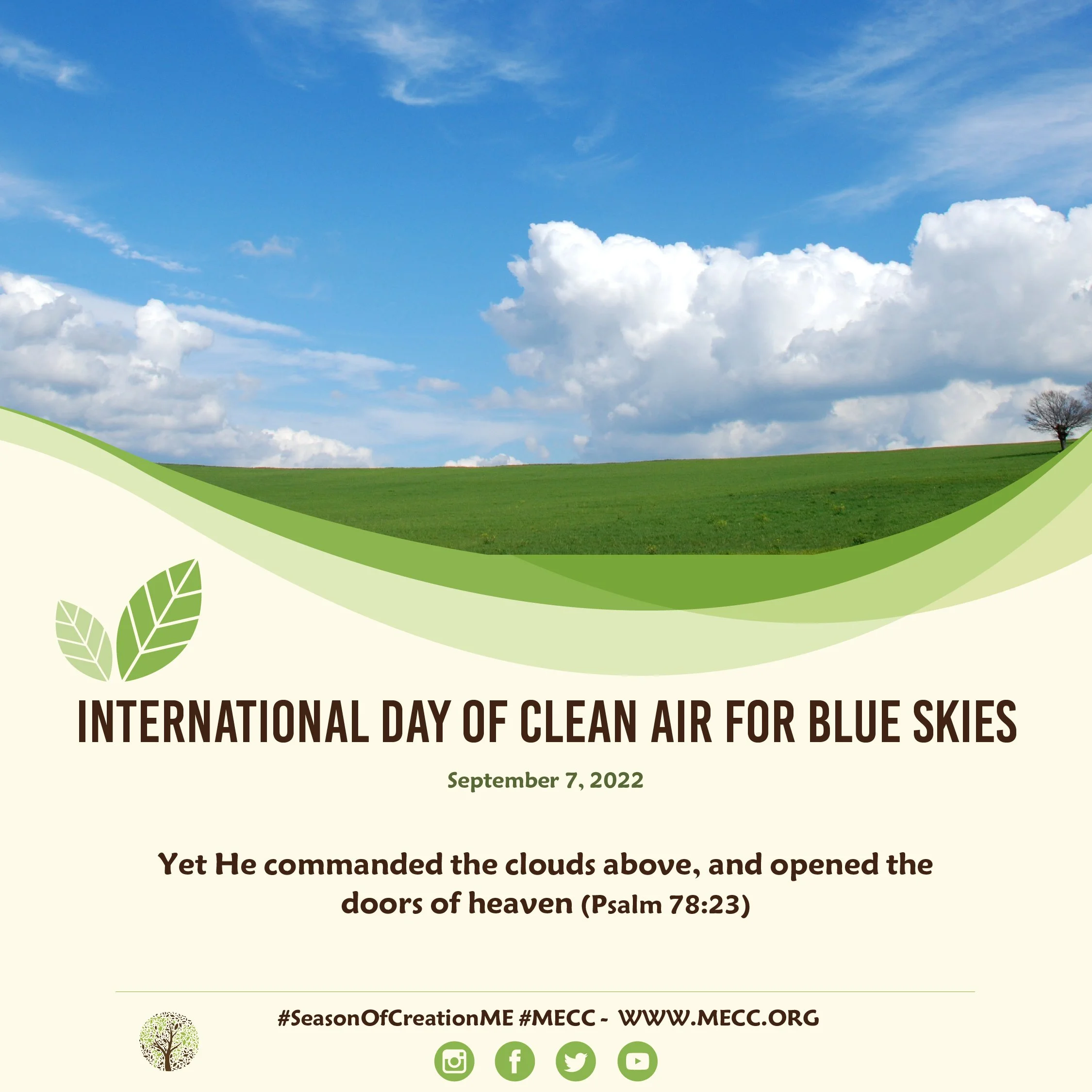 International Day of Clean Air for Blue Skies - September 7