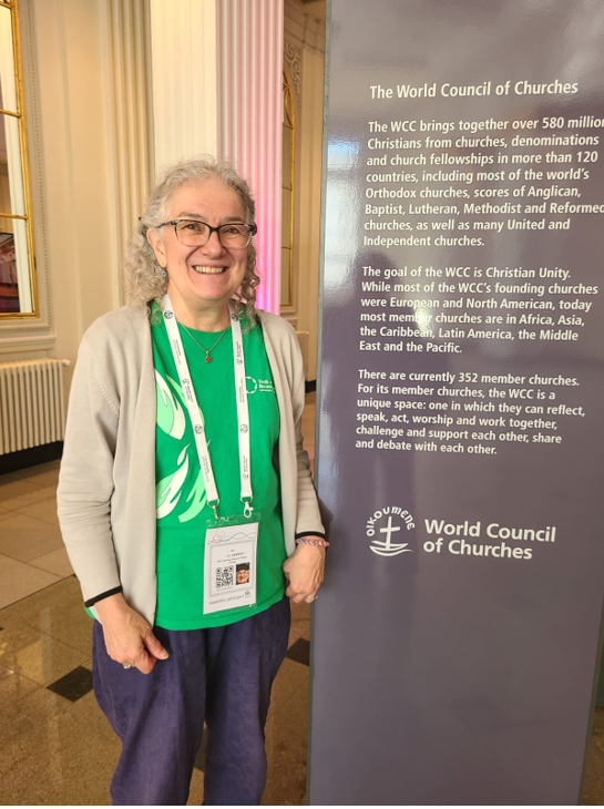 At the World Council of Churches General Assembly in Germany