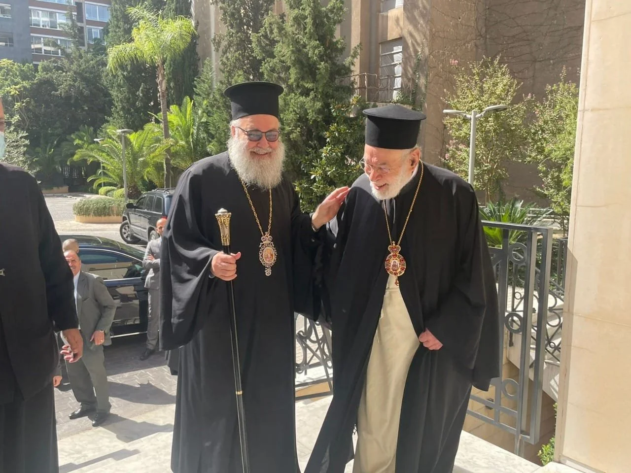 غبطة البطريرك يوحنّا العاشر يزور سيادة متروبوليت الياس عوده  