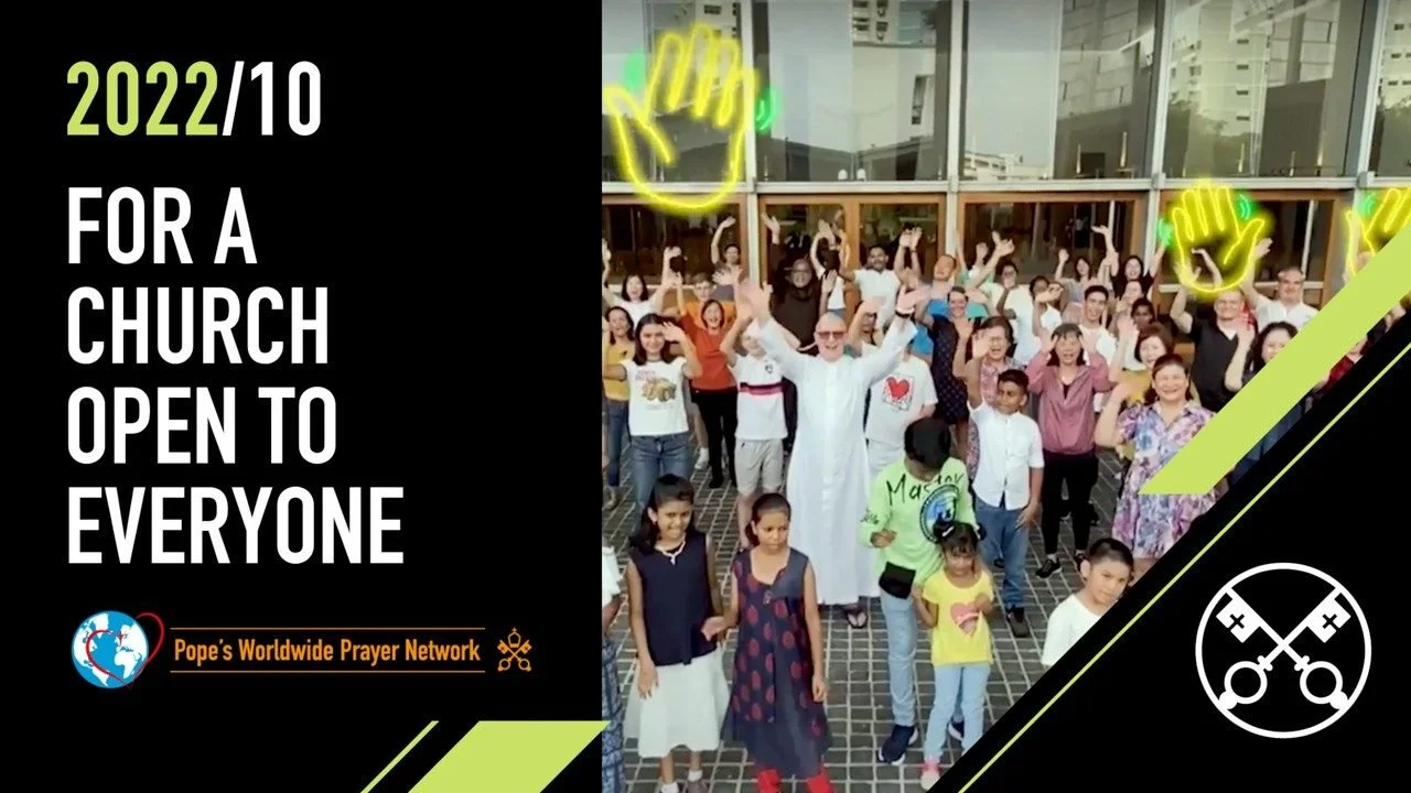 His Holiness Pope Francis' October prayer intention: A Church that walks together