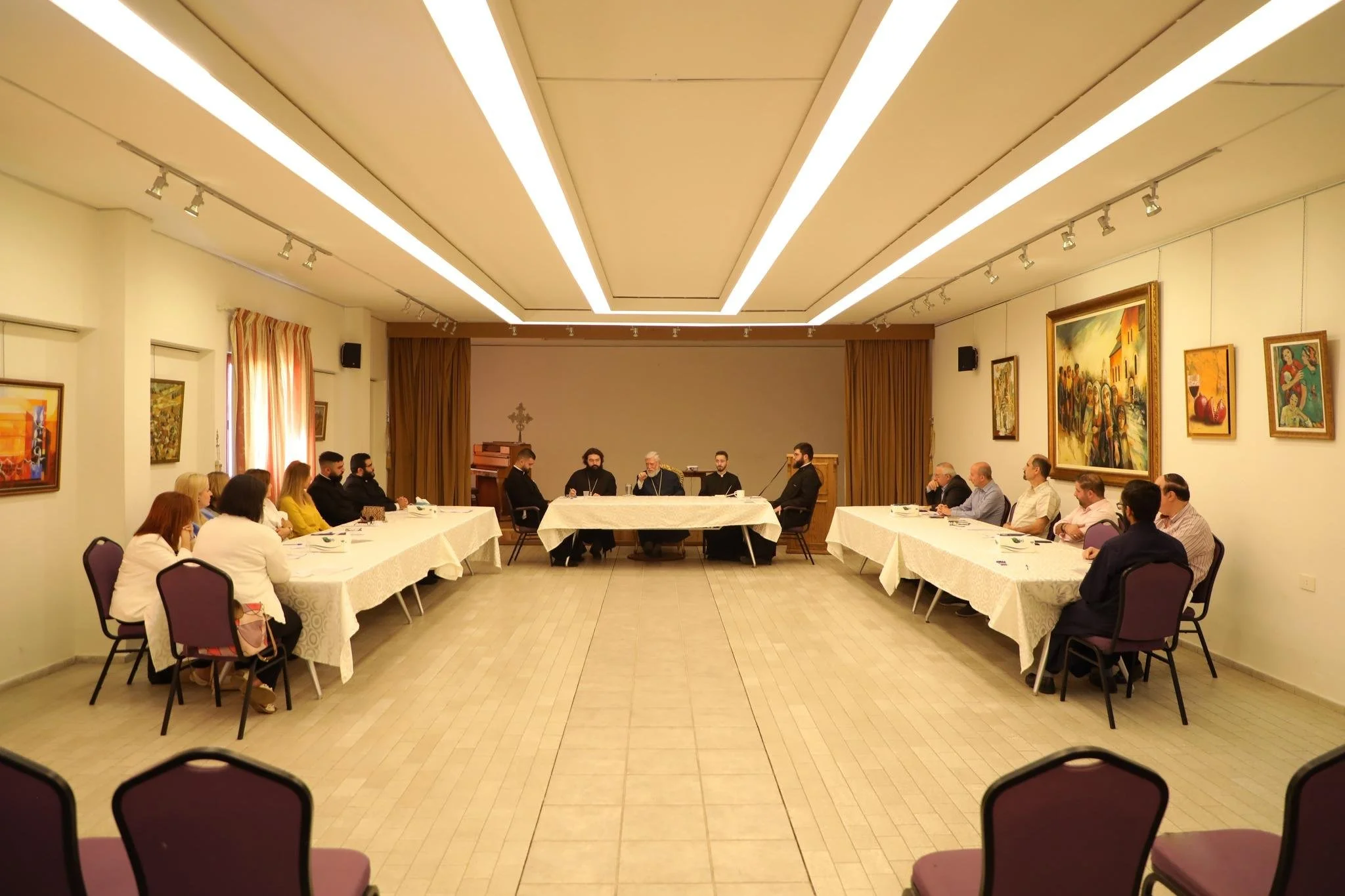 His Holiness Catholicos Aram I Headed the Teachers’ Meeting of the Armenian Theological Seminary