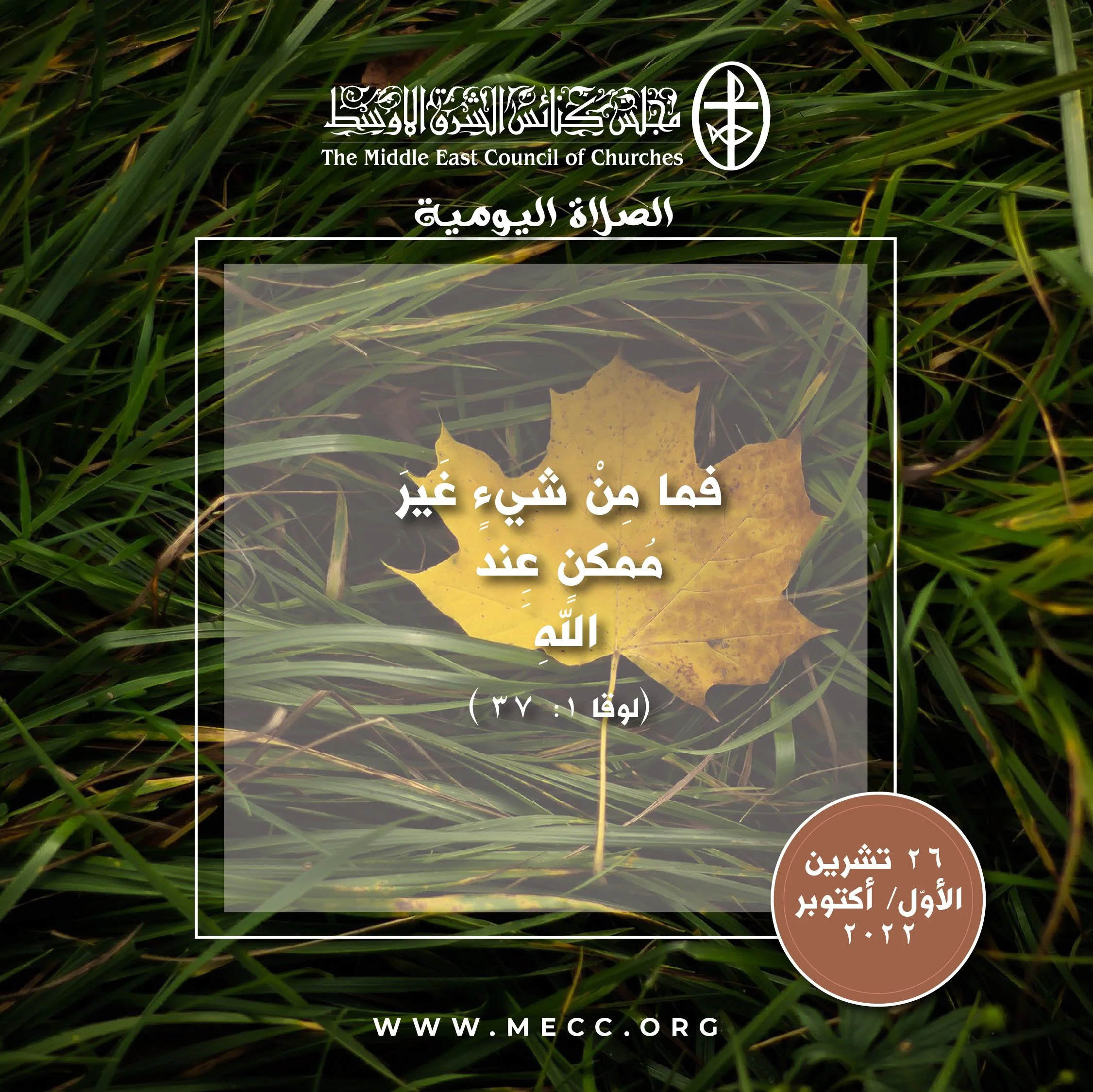 معًا نتكاتف ونصلّي