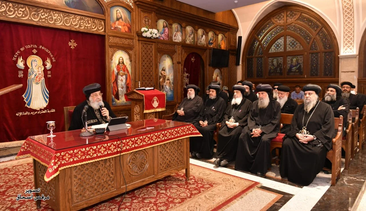 His Holiness Pope Tawadros II Announces About a Meeting for the Patriarchs of the Orthodox Churches of the Middle East in Cairo Next Week
