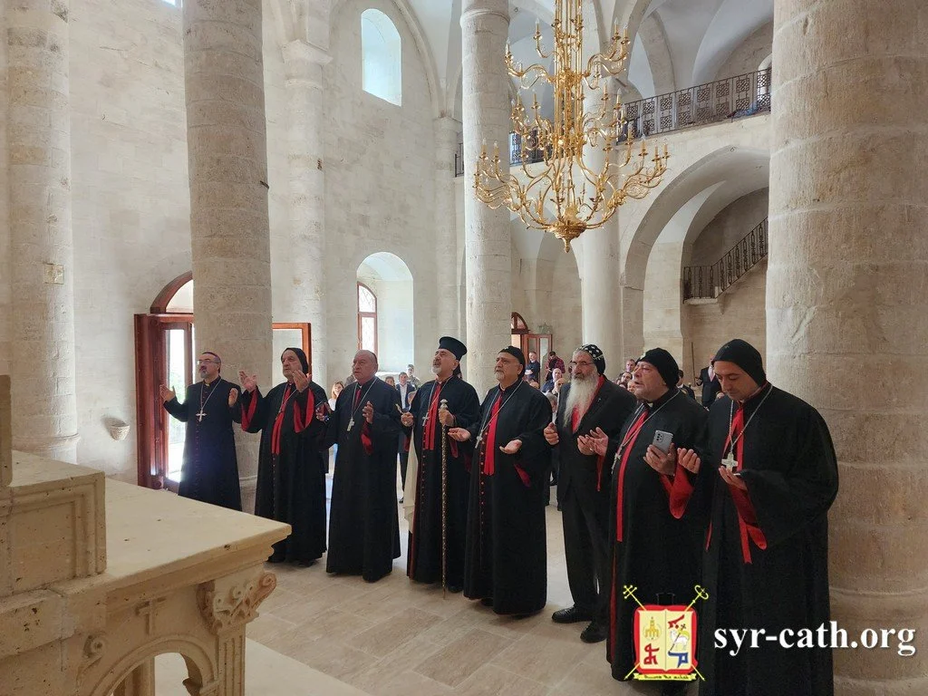 غبطة البطريرك مار اغناطيوس يوسف الثالث يونان يزور كنيسة مار يوسف للأرمن الكاثوليك في ماردين، تركيا