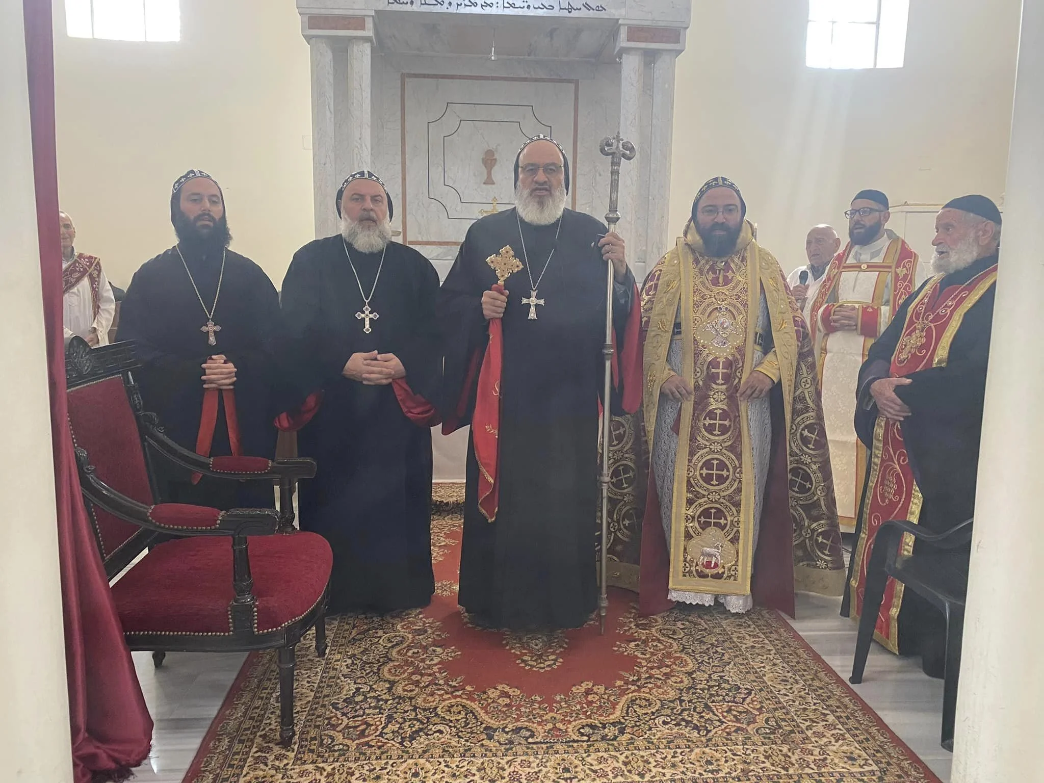 His Holiness Mor Ignatius Aphrem II Presides Over the Holy Mass Commemorating the Massacres of Sadad