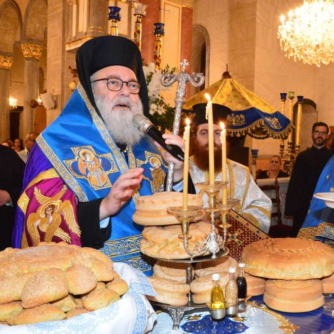 His Beatitude Patriarch John X Presided Over the Vespers in the Cathedral of Our Most Holy Lady in Ayia Napa