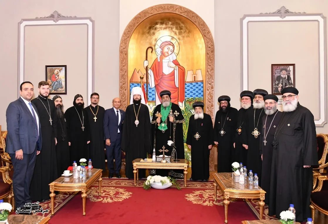 “Glory and Honor” Medal awarded for His Holiness Pope Tawadros II from the Russian Orthodox Church