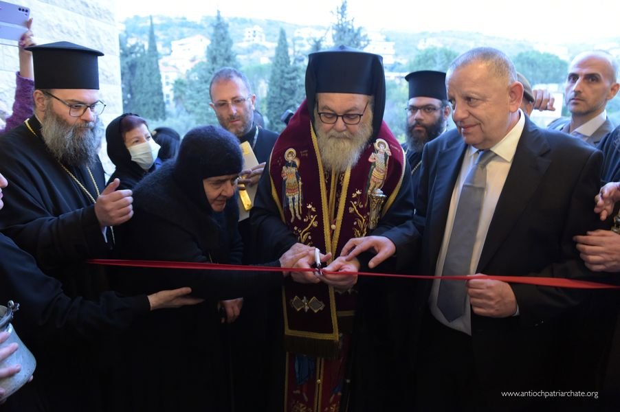 غبطة البطريرك يوحنا العاشر يدشّن بناء وقف دير راهبات سيّدة صيدنايا البطريركي في حاصبيا