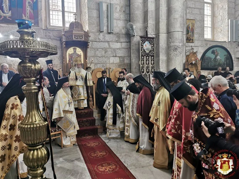 His Beatitude Patriarch Theophilos III Celebrates the Feast of Saint George the Great Martyr in Lydda