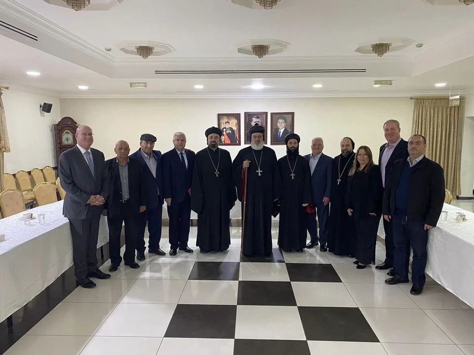 His Holiness Patriarch Mor Ignatius Aphrem II Meets the Members of the Syriac Charity Association in Amman