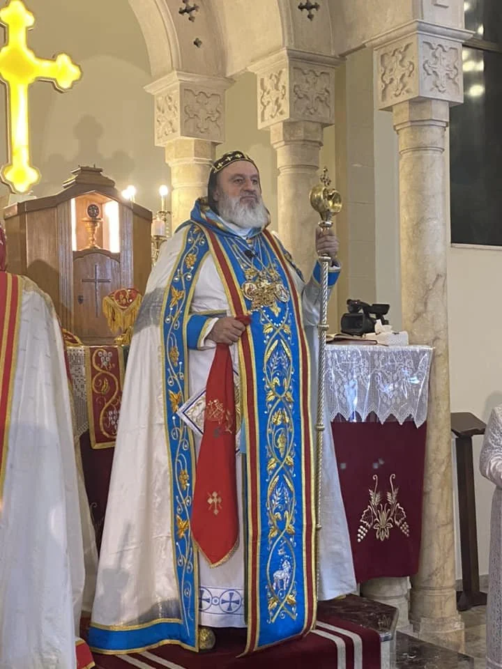His Holiness Patriarch Mor Ignatius Aphrem II Celebrates the Holy Qurobo at Mor Aphrem Church in Amman