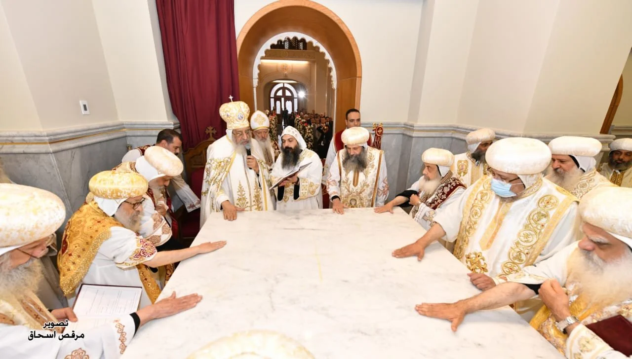 His Holiness Pope Tawadros II Consecrates El-Malak El-Bahary Church, Hadaeq Al Qubbah, Cairo