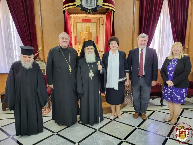 Deputy General Secretary Of The World Council Of Churches Visits the Greek Orthodox Patriarchate of Jerusalem